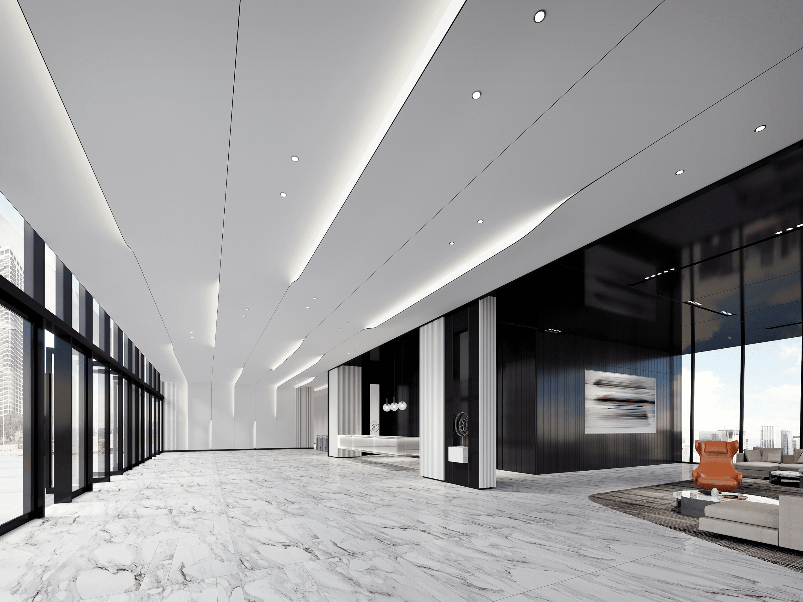 Read more about the article 3d office lobby design rendering:Have you seen a striking 3d office lobby rendering?