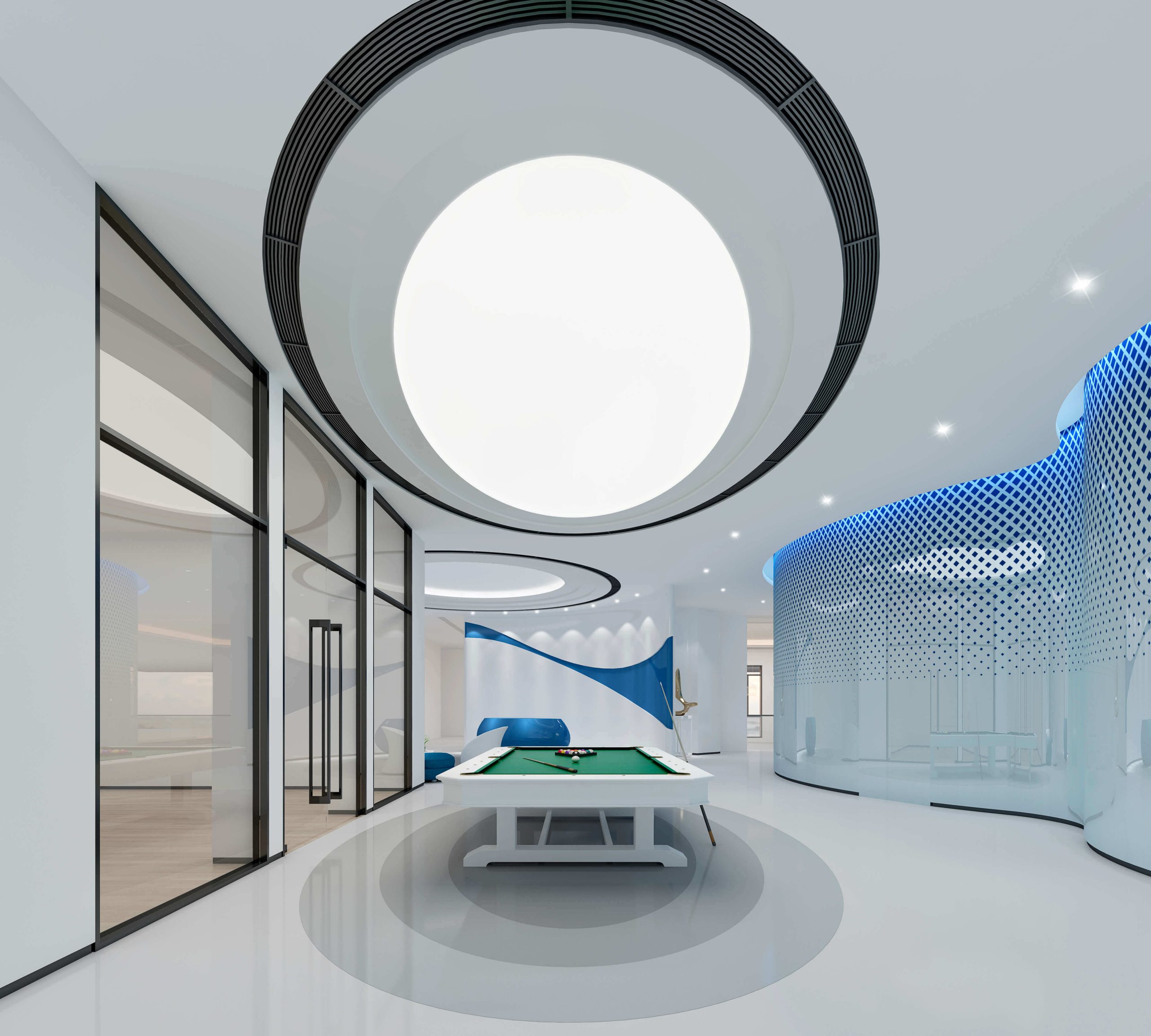 Read more about the article Help you understand the interior rendering of the pool table