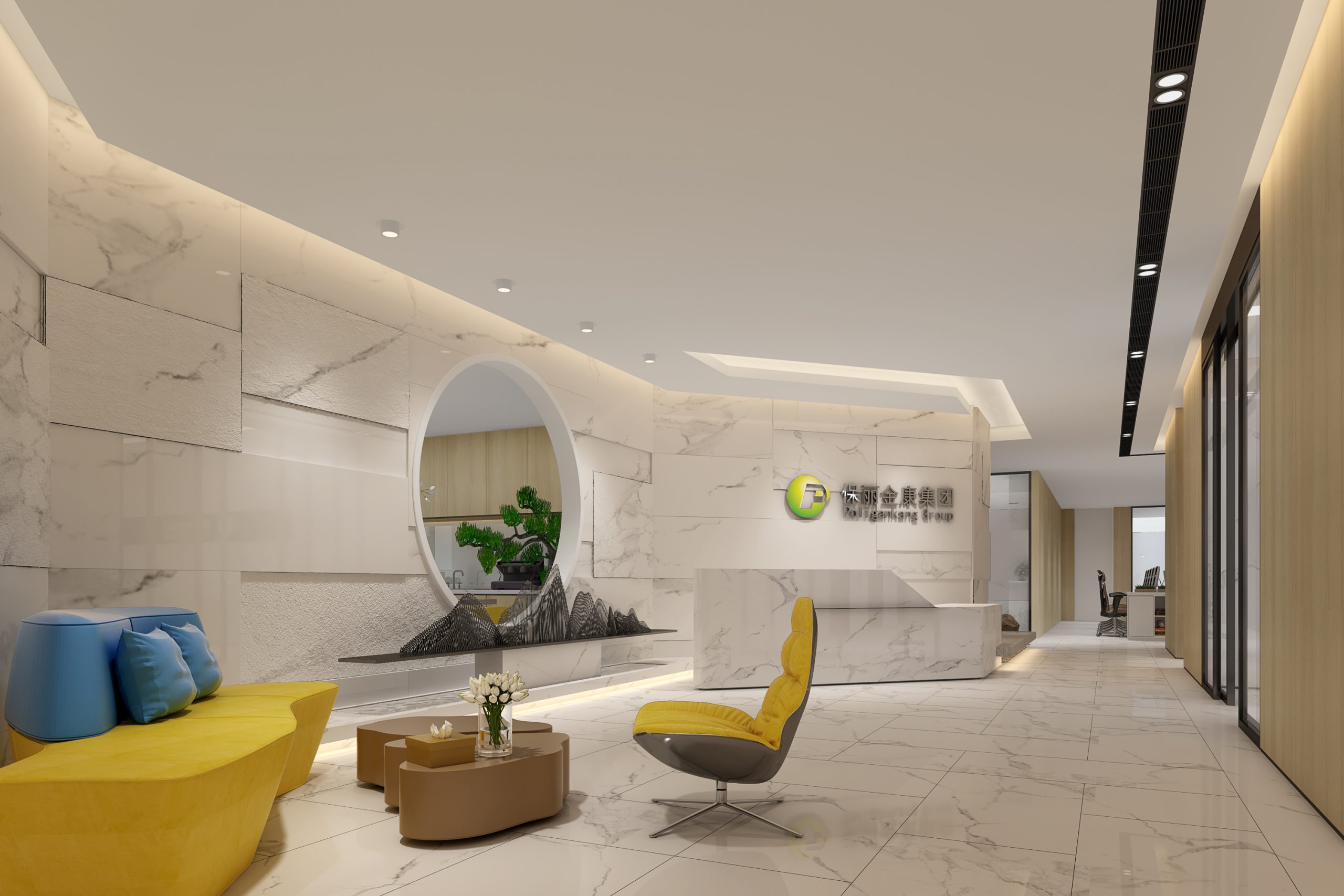 Read more about the article Companys front desk renderings:The original company’s front desk should be designed like this! I only know…
