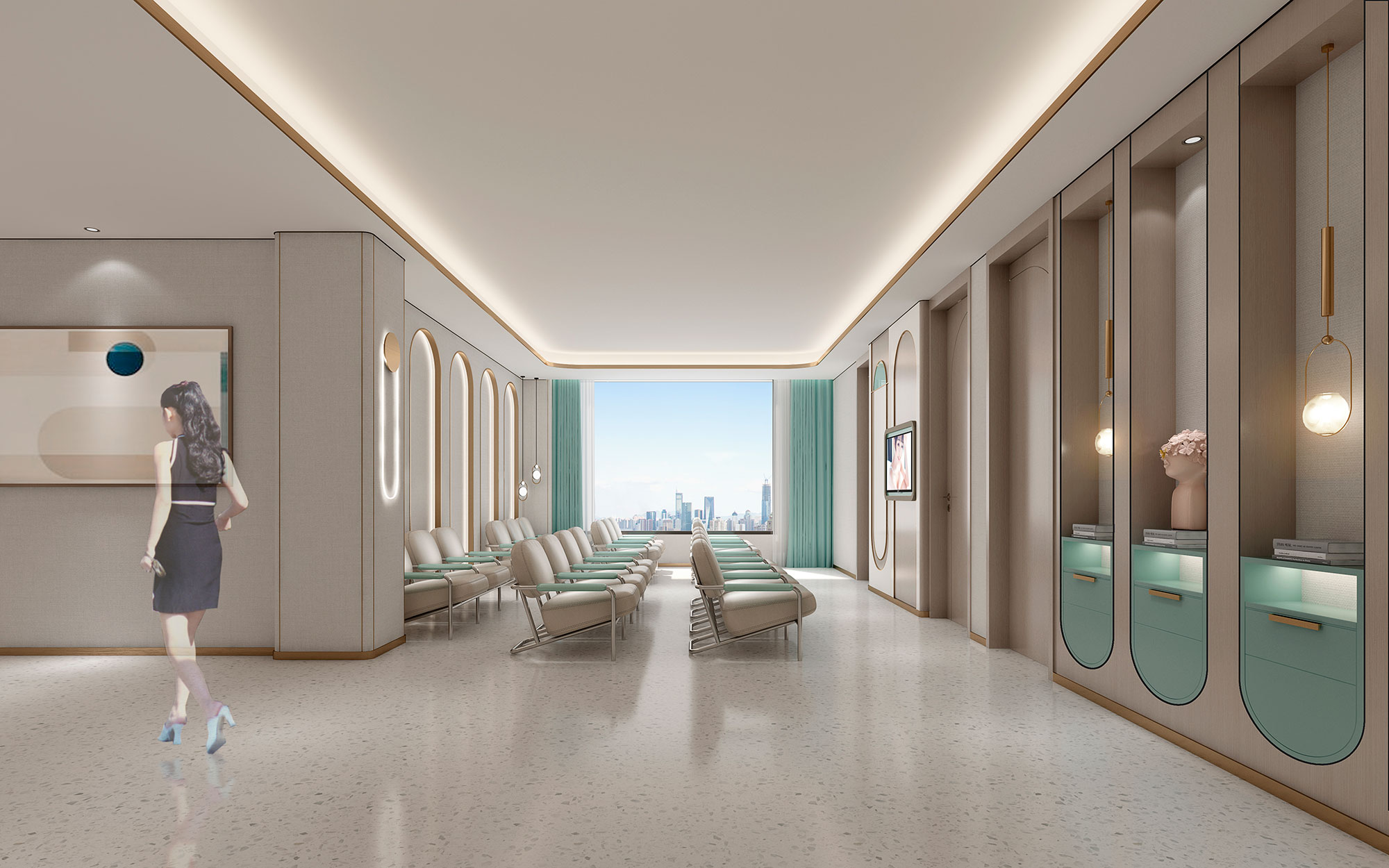 Read more about the article Why is the beauty salon waiting area designed like this?