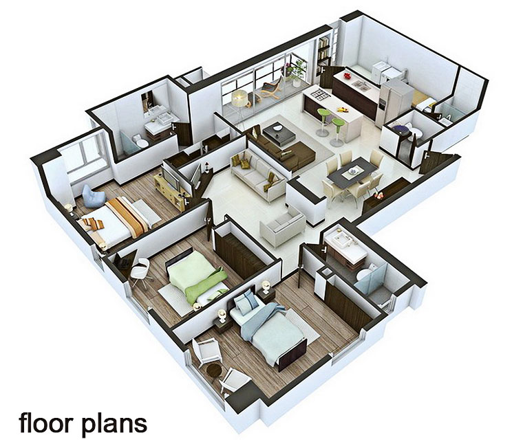 Read more about the article Interior design floor plans: you will definitely have the ability to get started quickly