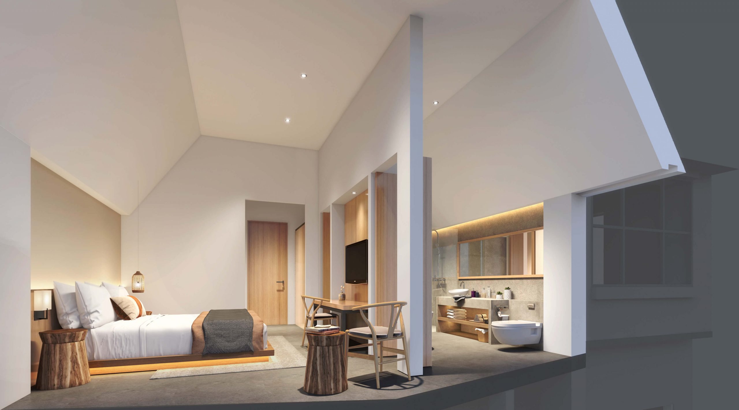 Read more about the article 2020 latest interior design color matching bedroom rendering services