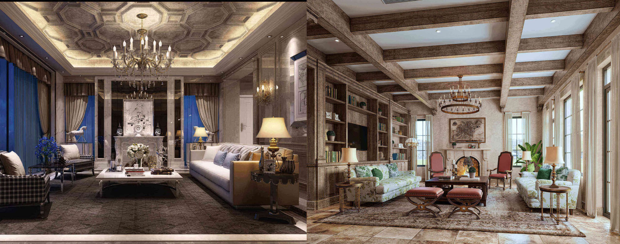 Read more about the article How to know between American and European style interiors renderings