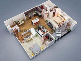 Read more about the article Each of your floor plans will be designed as a photo-realistic 3D Floor Plan