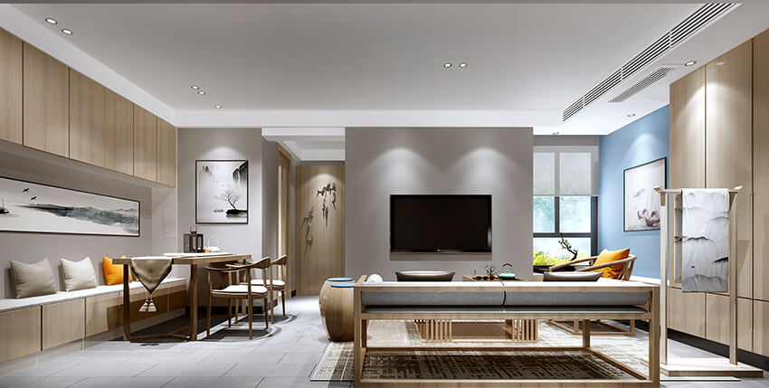 3D interior renderings
