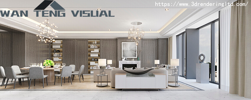 3D interior rendering