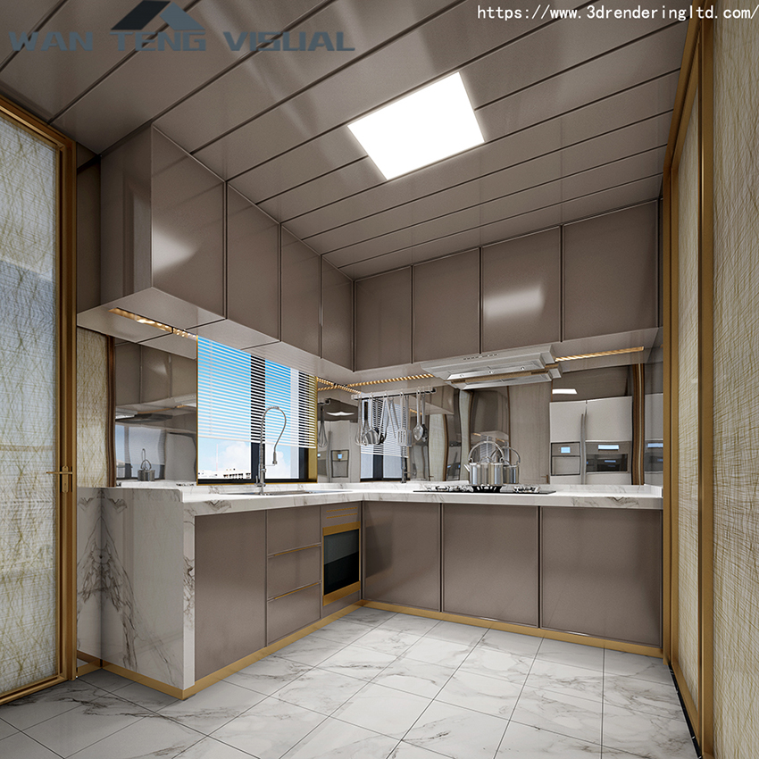 3D interior rendering